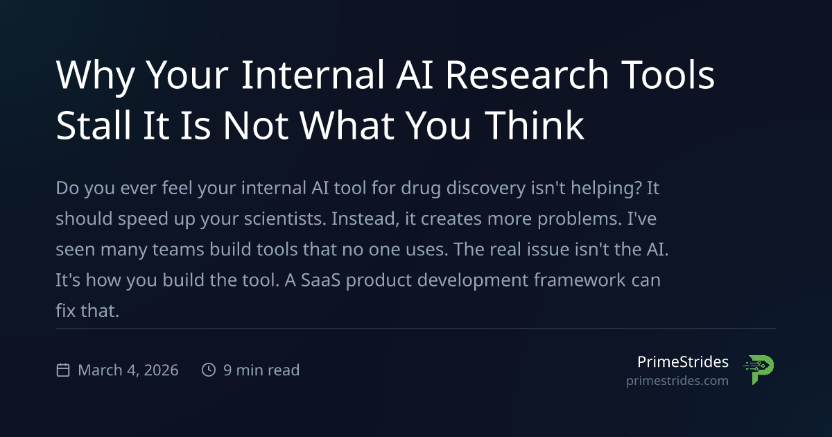 Why Internal AI Tools Stall for Pharma CIOs | PrimeStrides